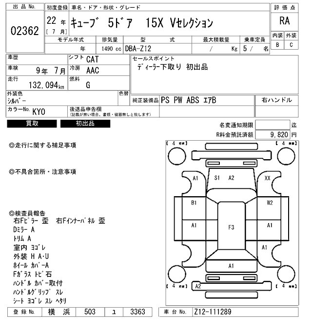 NISSAN CUBE