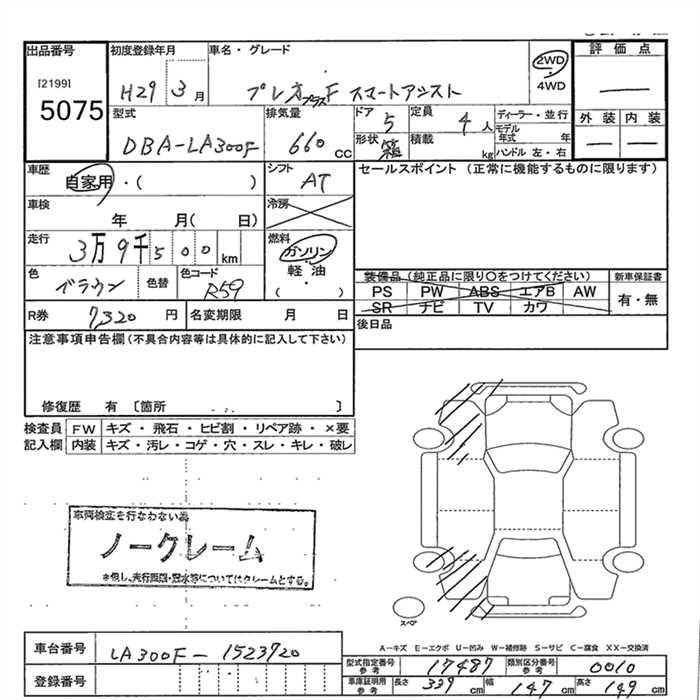 SUBARU PLEO PLUS