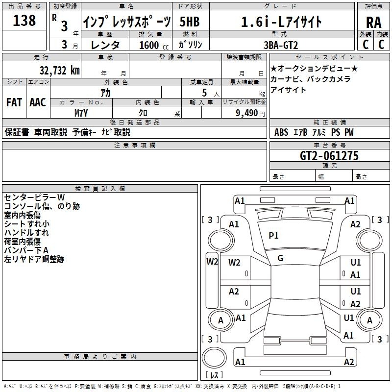 SUBARU IMPREZA