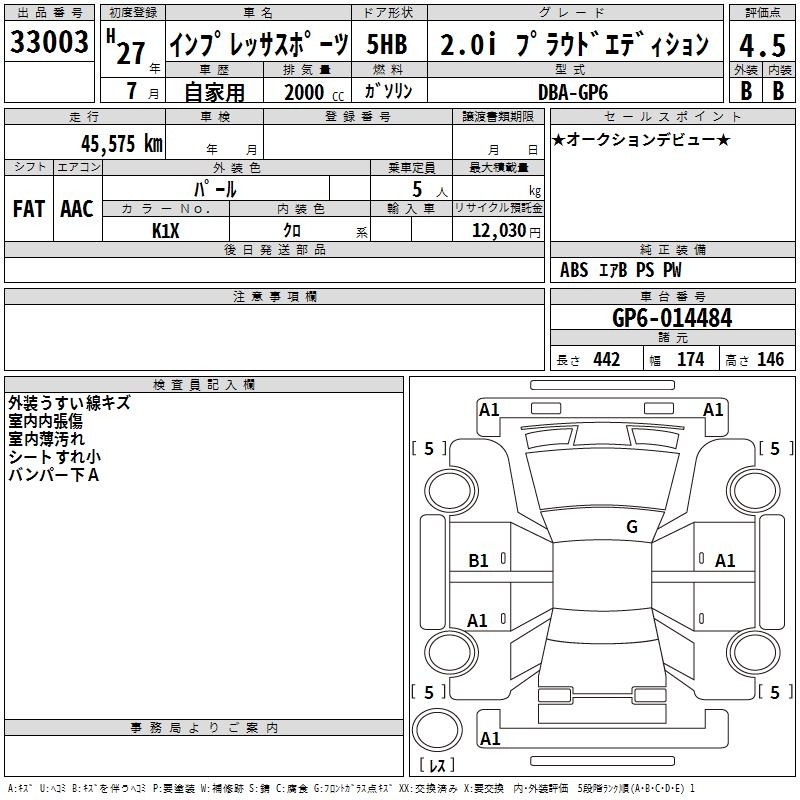 SUBARU IMPREZA