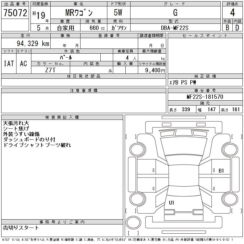 SUZUKI MR WAGON