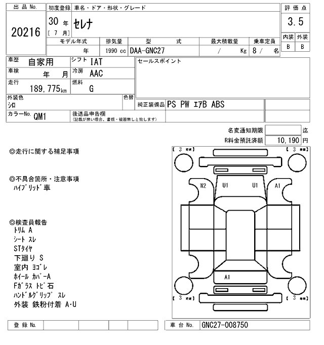 NISSAN SERENA