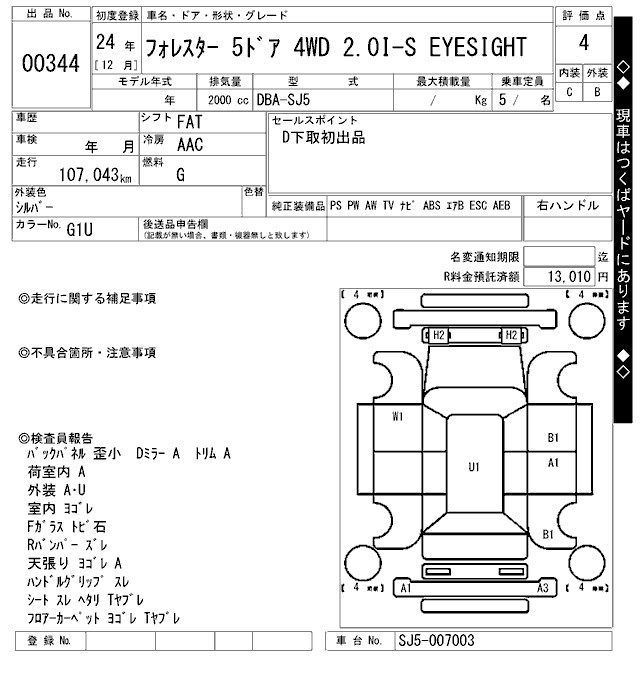 SUBARU FORESTER