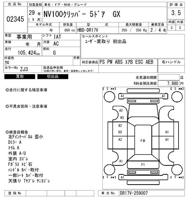 NISSAN NV100 CLIPPER