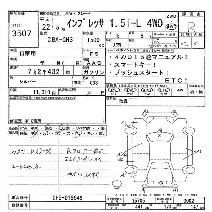 SUBARU IMPREZA