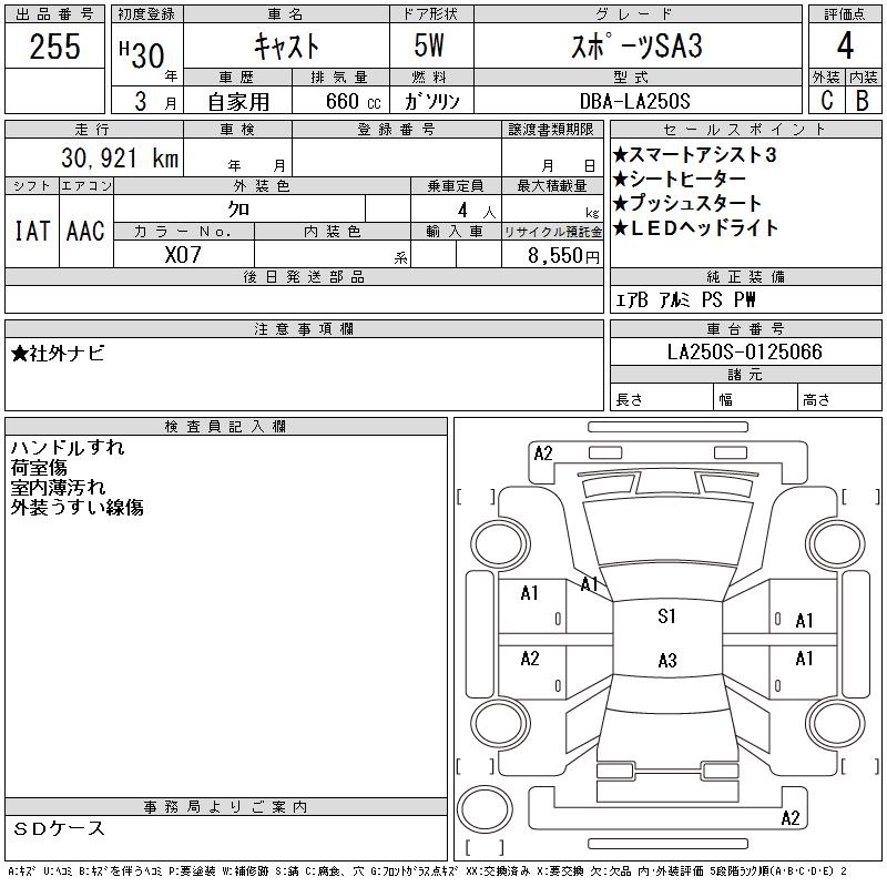 DAIHATSU CAST