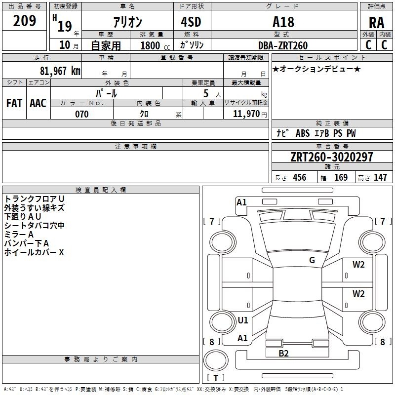 TOYOTA ALLION