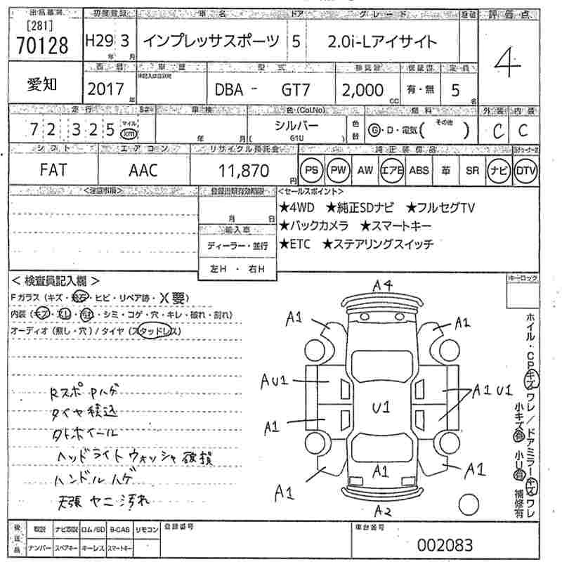 SUBARU XV