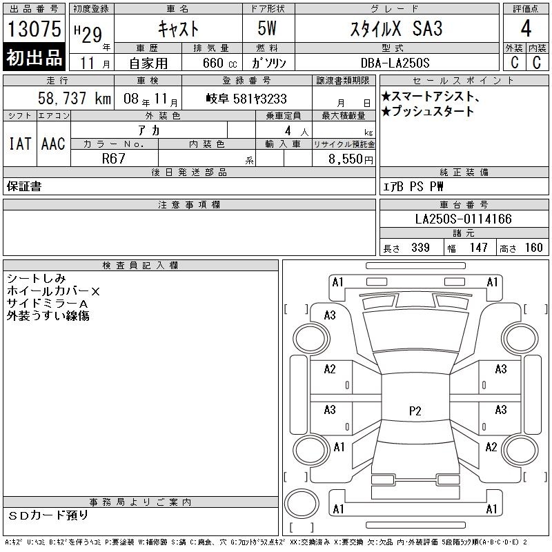 DAIHATSU CAST
