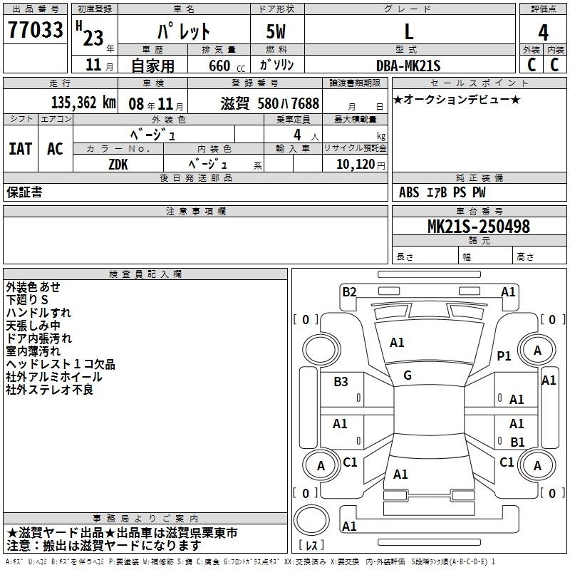 SUZUKI PALETTE