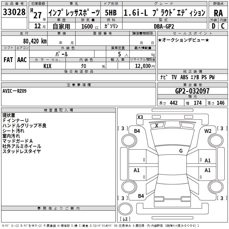 SUBARU IMPREZA
