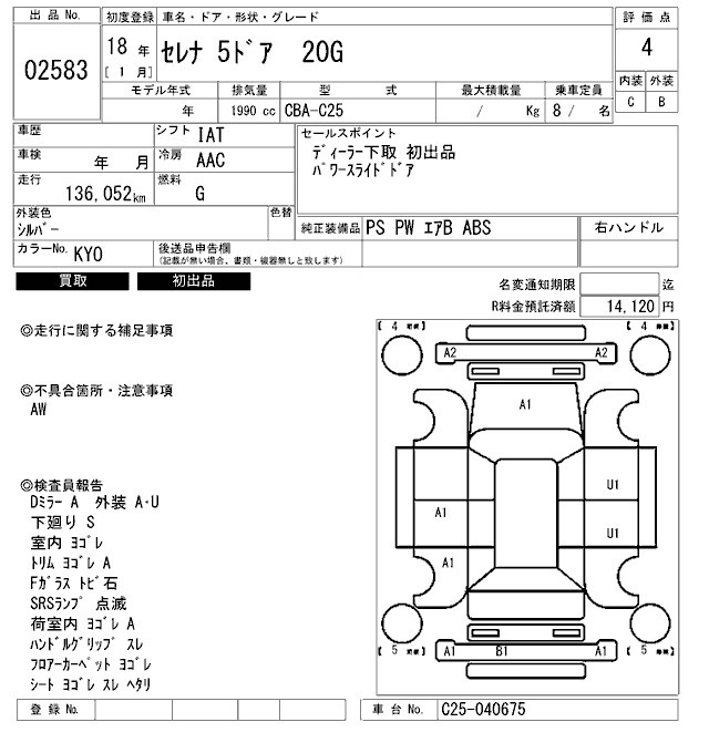 NISSAN SERENA