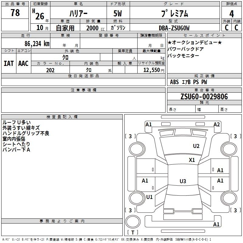 TOYOTA HARRIER