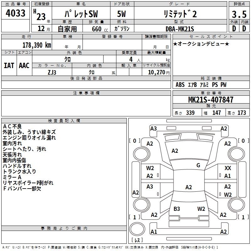 SUZUKI PALETTE