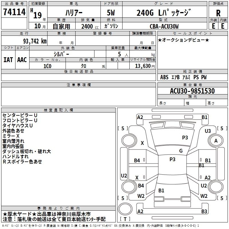 TOYOTA HARRIER