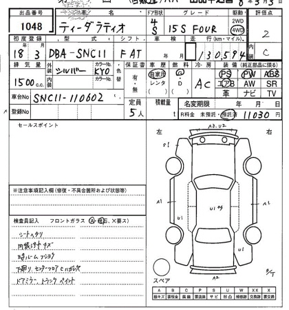 NISSAN TIIDA LATIO