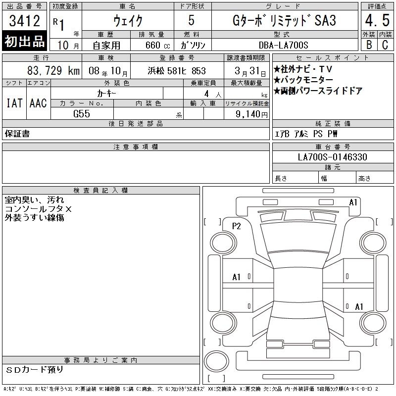 DAIHATSU WAKE