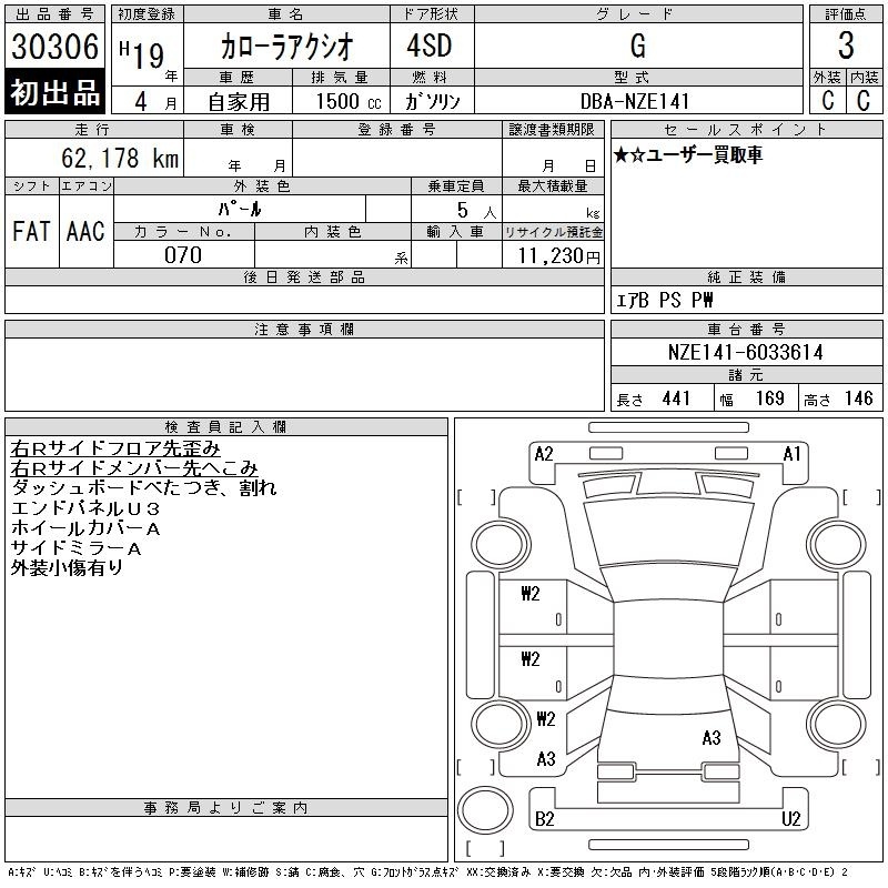 TOYOTA COROLLA AXIO