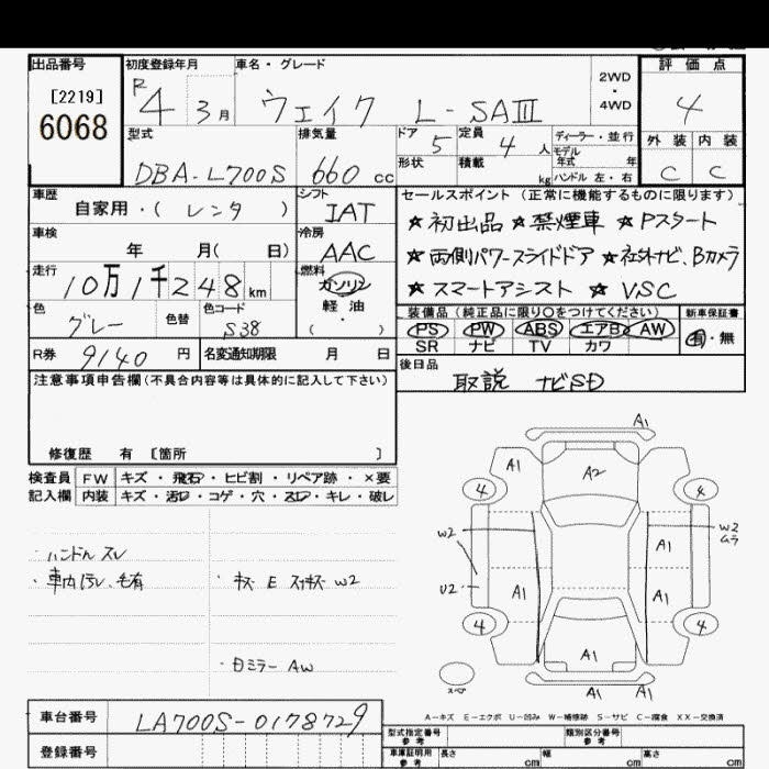 DAIHATSU WAKE