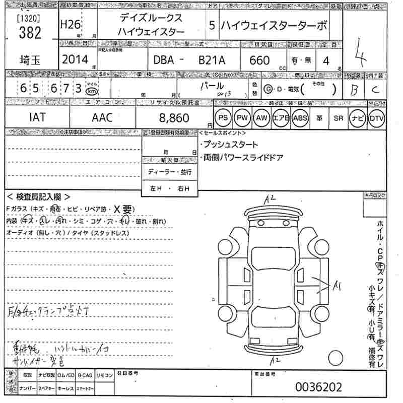 NISSAN DAYZ ROOX