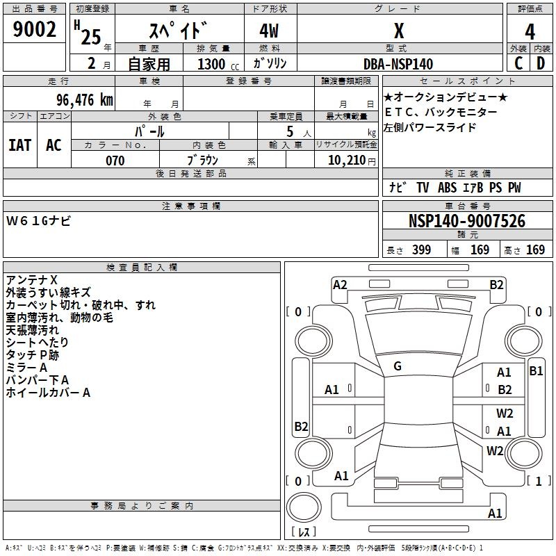 TOYOTA SPADE