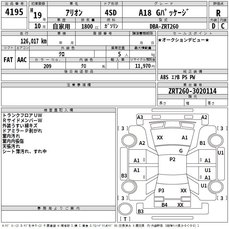 TOYOTA ALLION