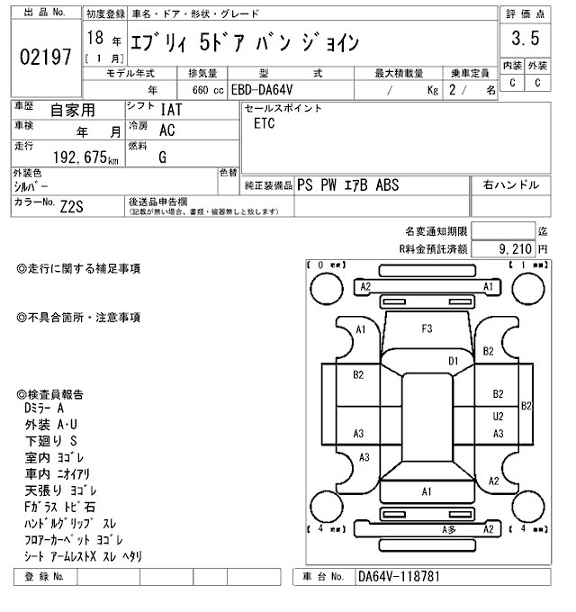 SUZUKI EVERY