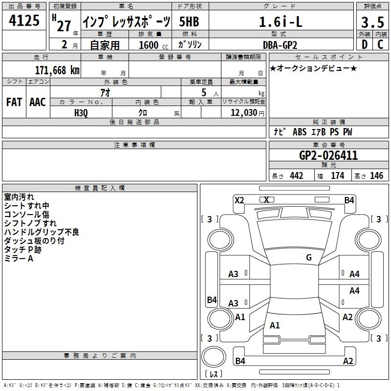 SUBARU IMPREZA