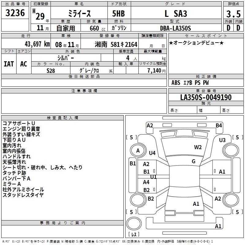DAIHATSU MIRA E:S