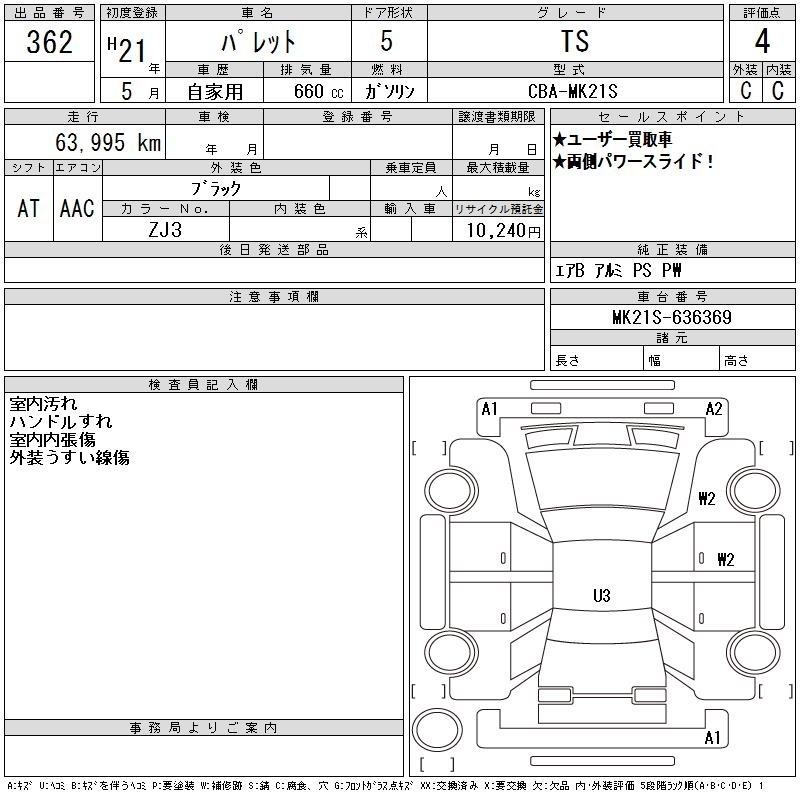 SUZUKI PALETTE
