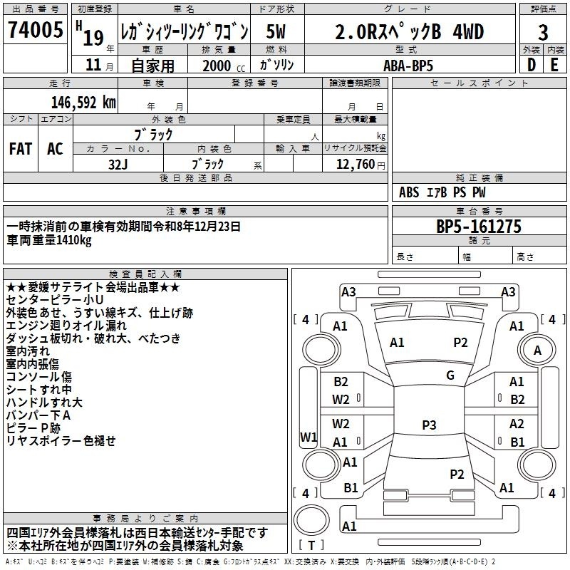 SUBARU LEGACY