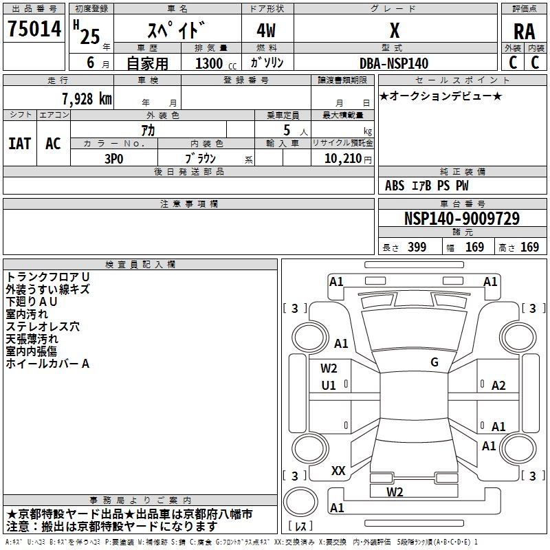 TOYOTA SPADE