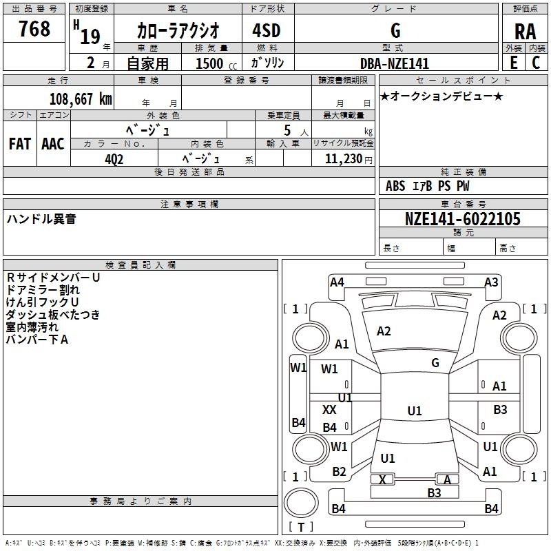 TOYOTA COROLLA AXIO