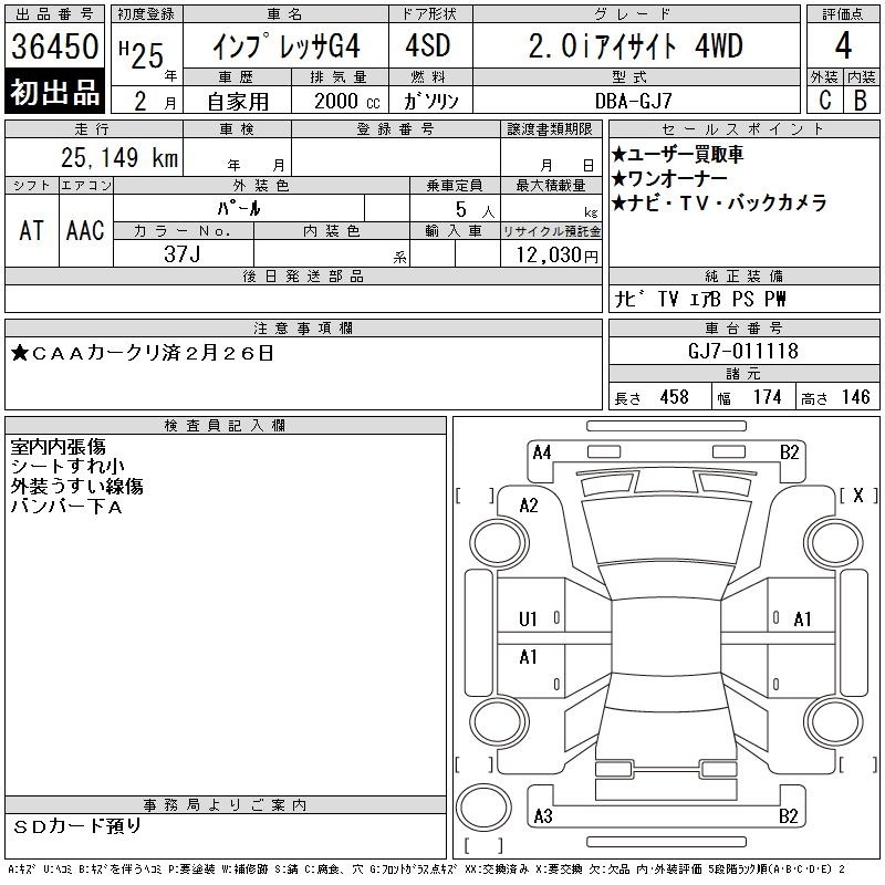 SUBARU IMPREZA