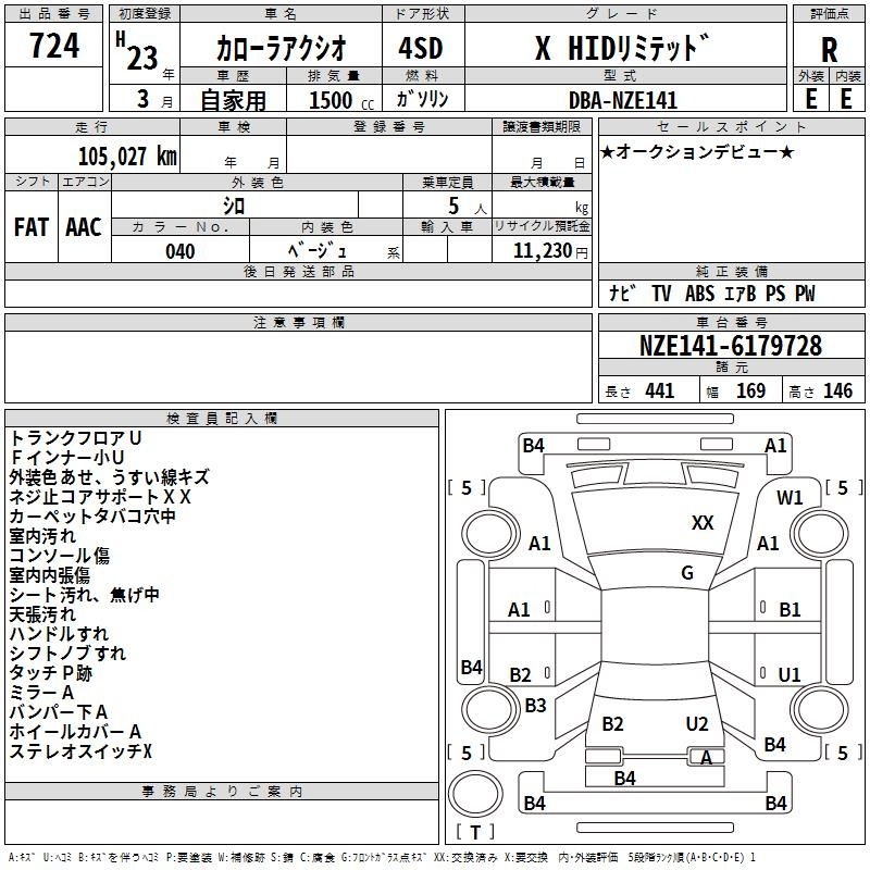 TOYOTA COROLLA AXIO