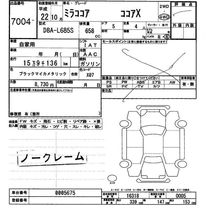 DAIHATSU MIRA COCOA