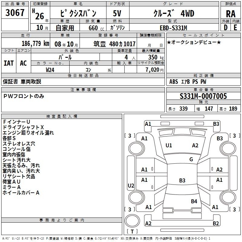 TOYOTA PIXIS VAN