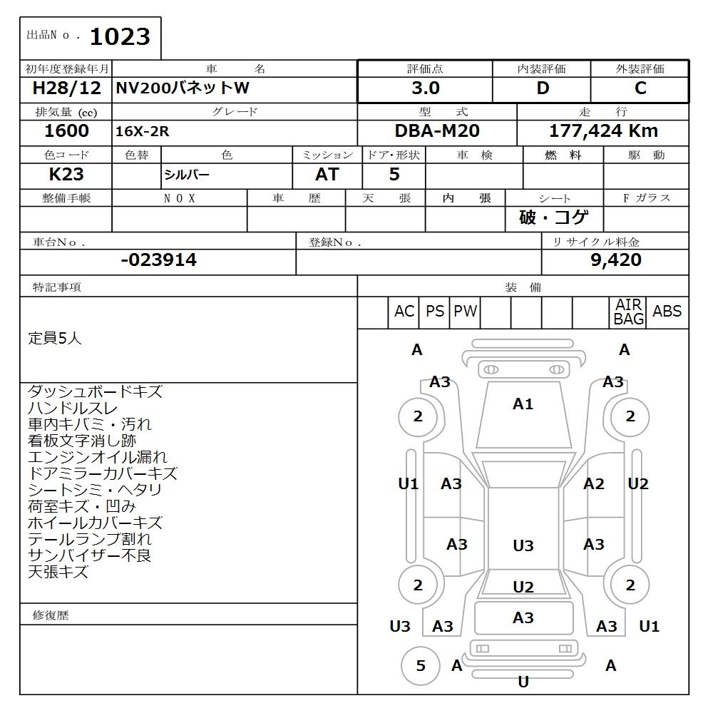 NISSAN NV200
