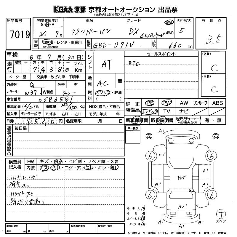 NISSAN NV100 CLIPPER