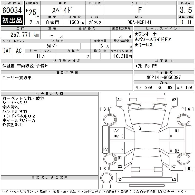 TOYOTA SPADE