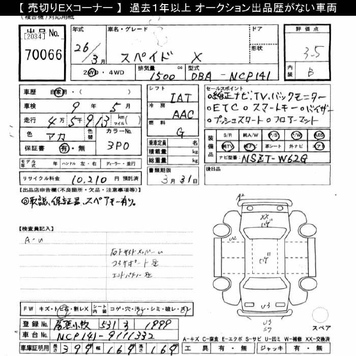 TOYOTA SPADE