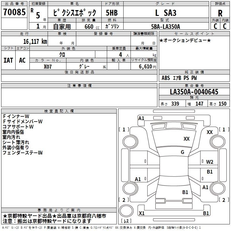 TOYOTA PIXIS EPOCH
