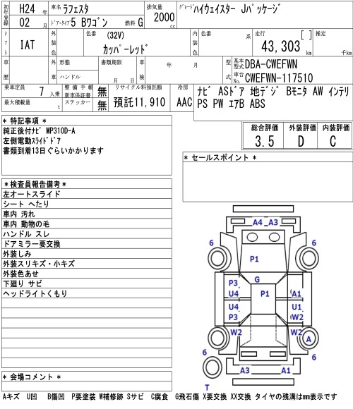 NISSAN LAFESTA