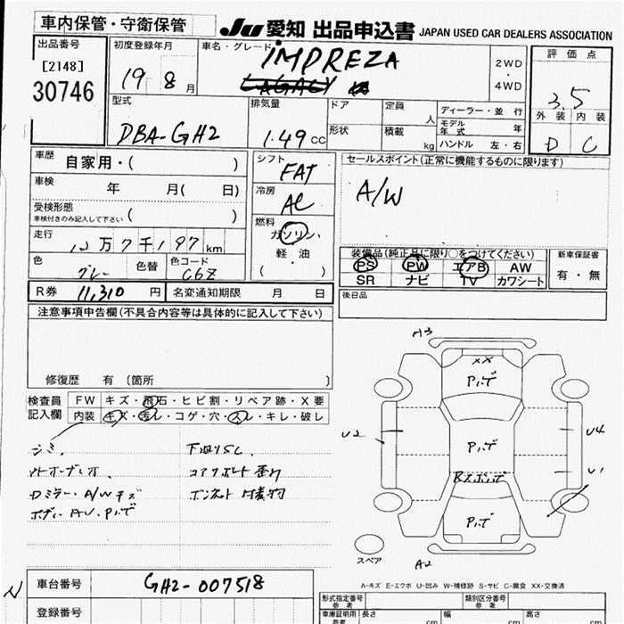 SUBARU IMPREZA