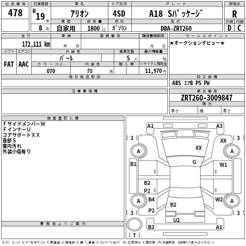 TOYOTA ALLION