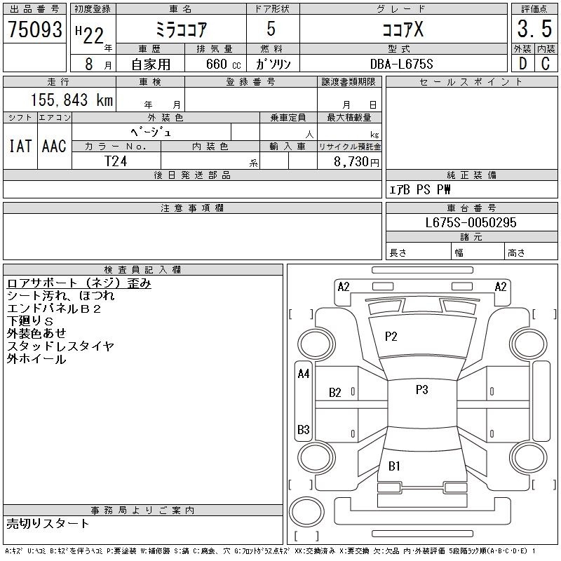DAIHATSU MIRA COCOA