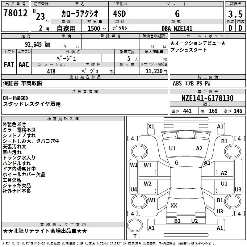 TOYOTA COROLLA AXIO