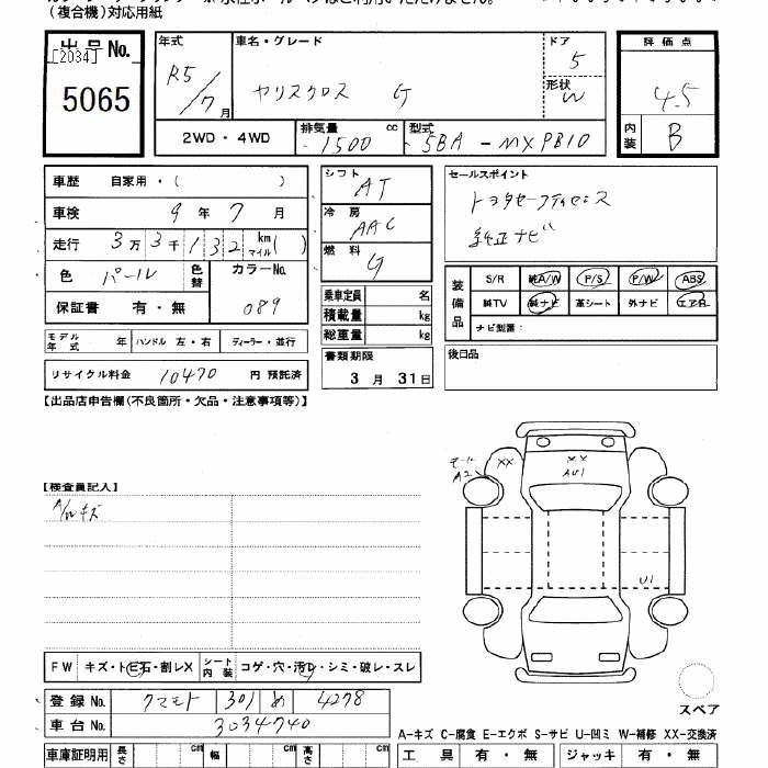 TOYOTA YARIS CROSS