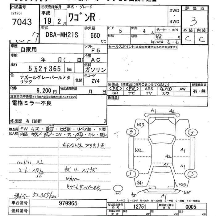 SUZUKI WAGON R
