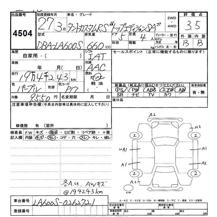DAIHATSU TANTO
